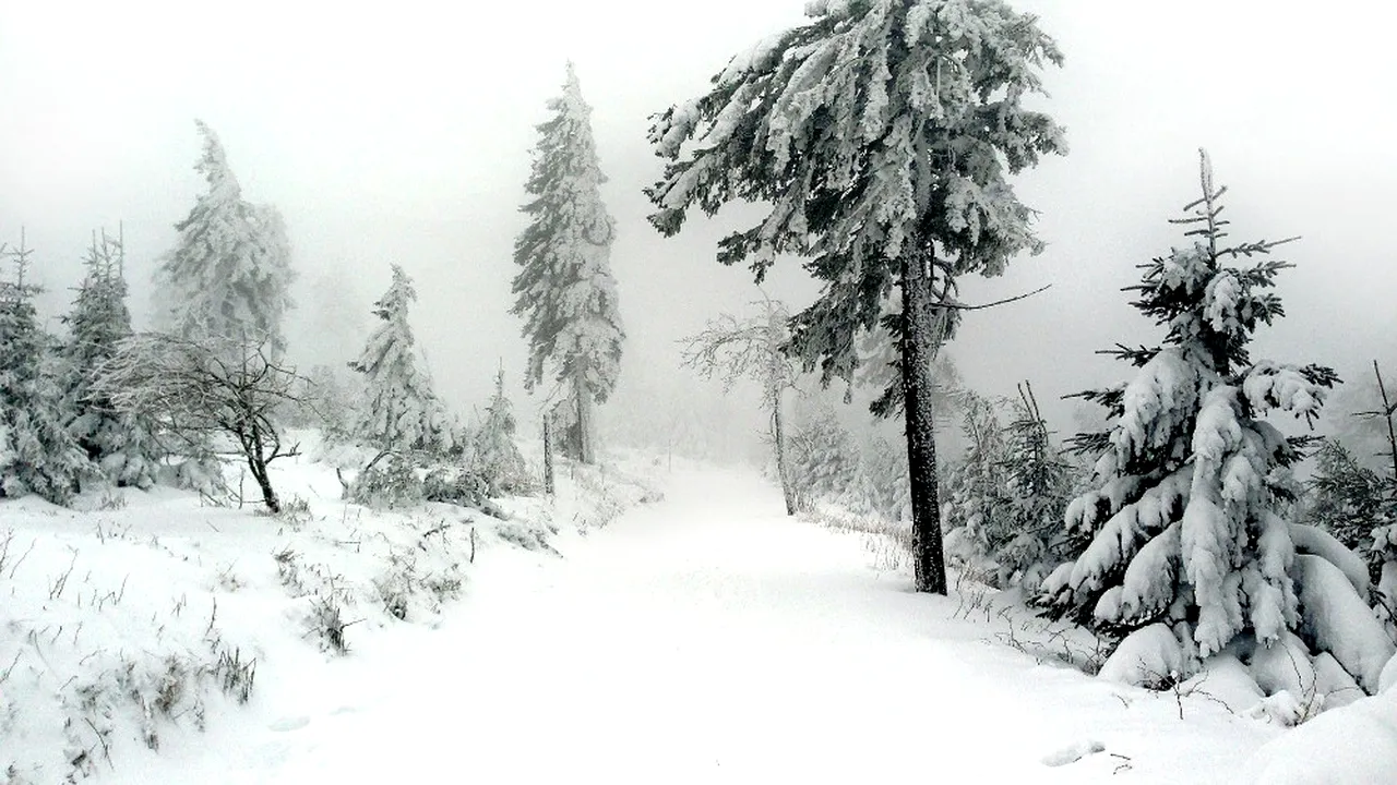 Traseele montane din Bucegi, închise de marți din cauza zăpezii și viscolului