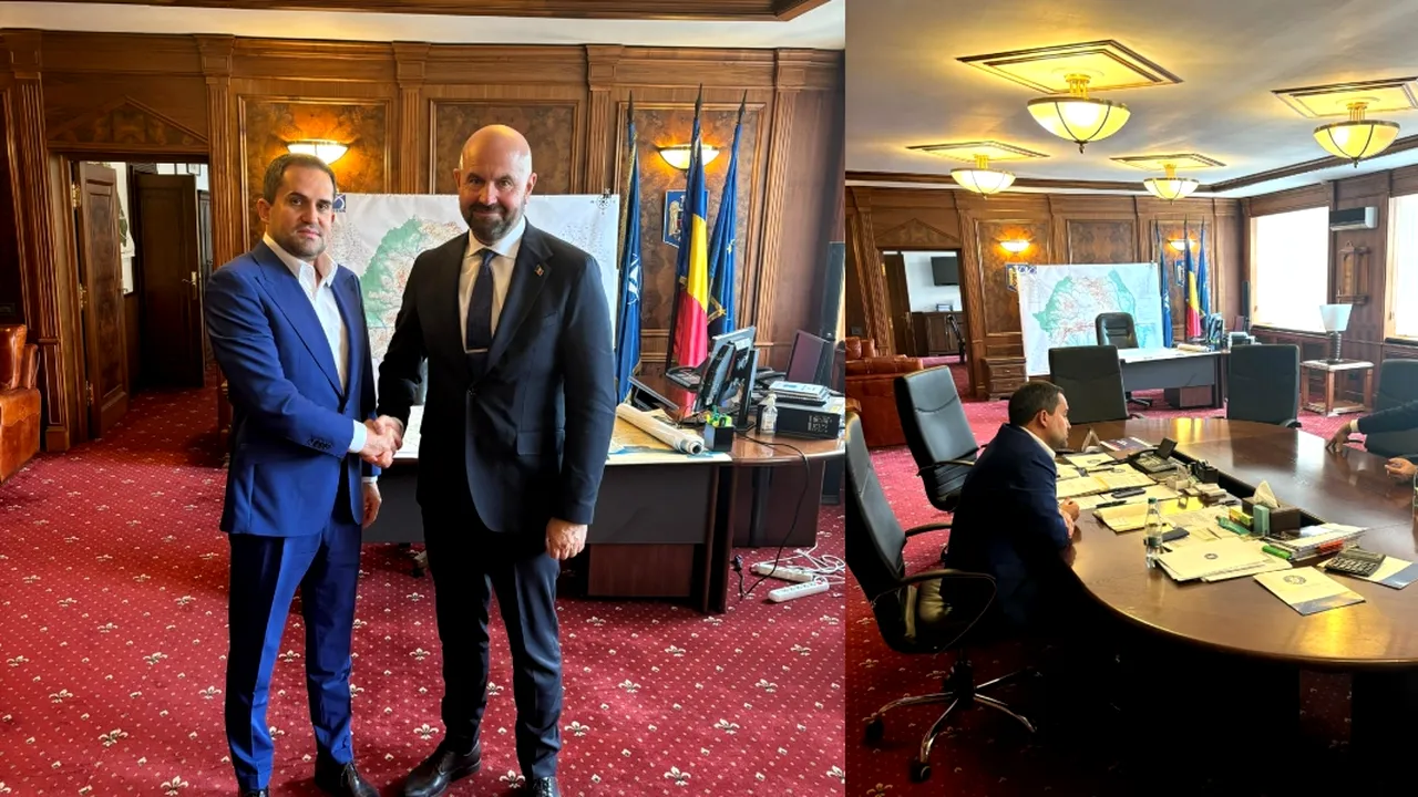 Ciprian Șerban, întâlnire cu ministrul Infrastructurii din Moldova: 