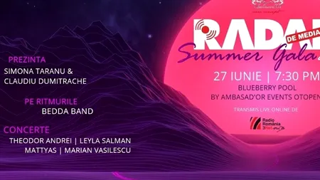 Gala Premiilor Radar de Media reunește la ediția de vară cele mai cunoscute vedete din mass-media
