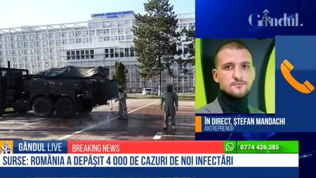 GÂNDUL LIVE  Ștefan Mandachi, antreprenor: „Măsurile trebuie să fie dure, să răspundă cei care greșesc, dar pe cei care nu greșesc să îi lăsăm să supraviețuiască măcar”