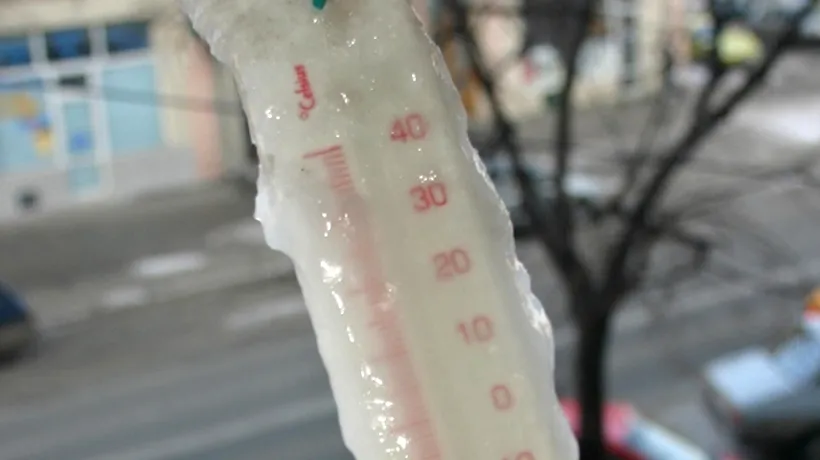 Cea mai scăzută temperatură din acest sezon, înregistrată la Joseni. Minima dimineații a scăzut sub -20 de grade