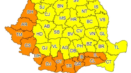 Canicula a cuprins toată țara. Este cod PORTOCALIU în București și în multe zone