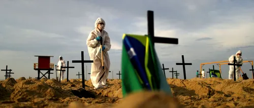 AMERICA LATINĂ. Brazilia a devenit a doua ţară din lume cu cele mai multe decese, depășind Marea Britanie