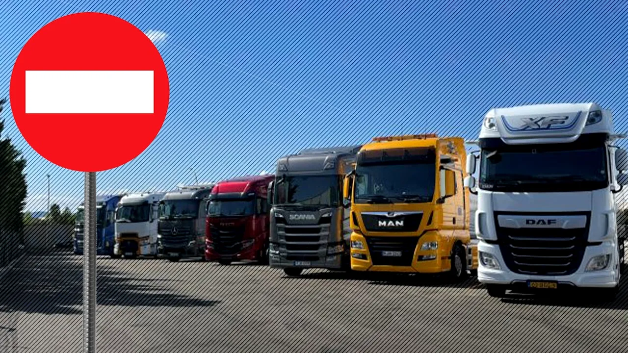 RESTRICȚII de circulație pentru camioane pe drumurile publice cauzate de caniculă. Care sunt EXCEPȚIILE