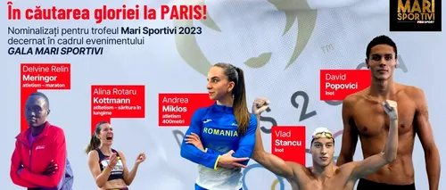 Gala Mari Sportivi ProSport 2023. Cine sunt primii sportivi români calificați la JO de la Paris