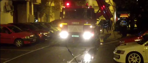 Incendiu la un bloc de 10 etaje din Pitești. Peste o sută de persoane au fost evacuate