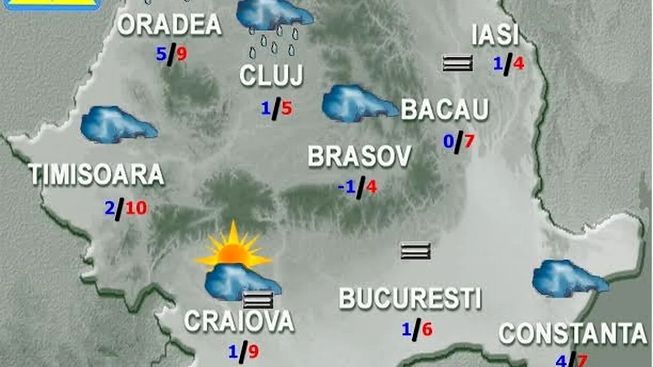 VREMEA. Cum va fi vremea în acest sfârșit de săptămână