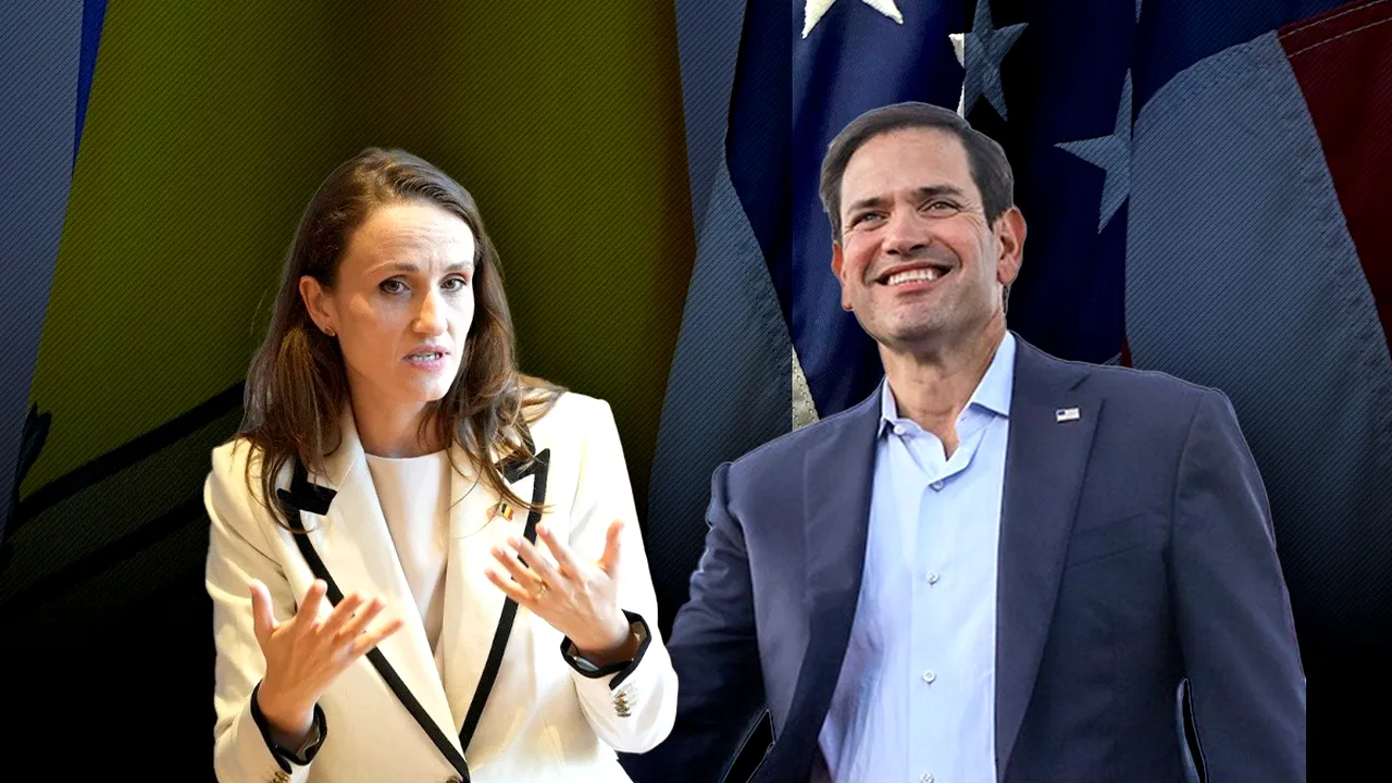 Prima întâlnire la nivel înalt a României cu administrația Trump. Oana Țoiu discută azi cu Marco Rubio: 