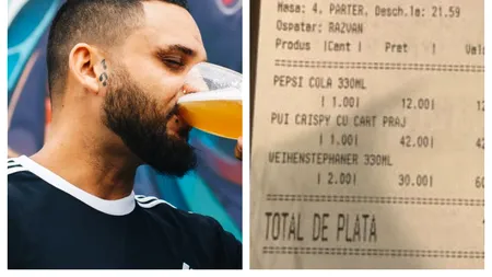 Nu e un BANC! Câți lei a plătit un turist pe un suc, o porție de pui cu cartofi prăjiți și două beri în Vama Veche