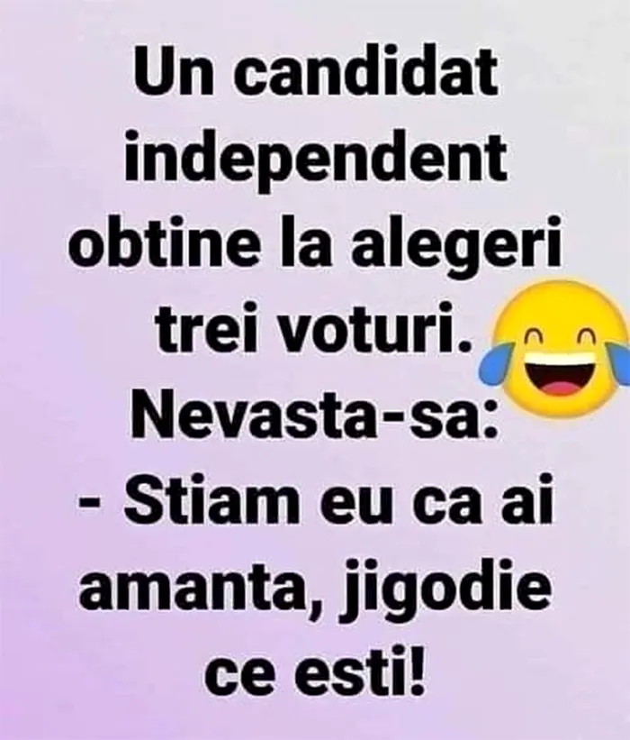 BANCUL ZILEI | Candidatul independent, alegerile și nevasta