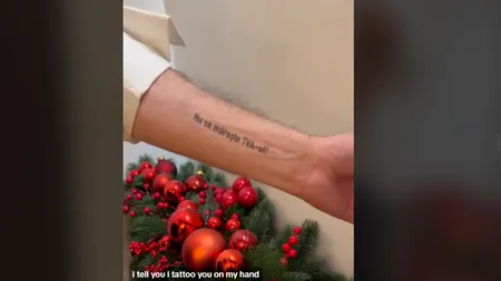 Anul Nou i-a adus premierului Marcel CIOLACU un tatuaj pe mâna stângă/ 