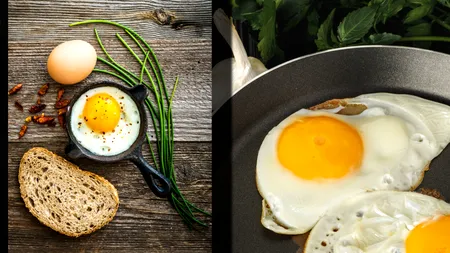 Ce să adaugi în tigaie, atunci când prăjești ouă, pentru ca preparatul să nu se mai lipească, iar gălbenușul să fie moale. Tehnica a devenit virală