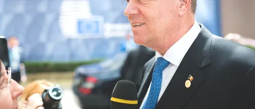 Iohannis a ajuns la Consiliul European „cu calm: Să nu intre cineva în panică

