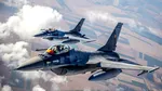 Aeronave F-16, ridicate de la sol de MApN, după ce o dronă a fost detectată în apropierea graniței cu România