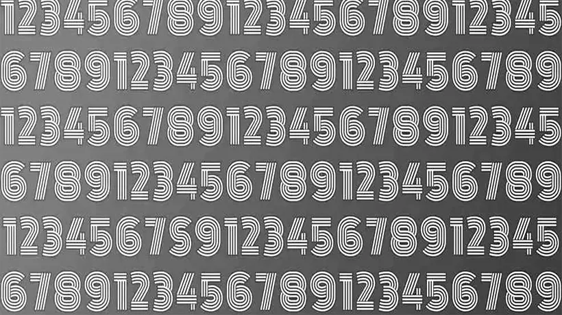 Iluzie optică virală | Găsiți litera S printre cifrele din această imagine