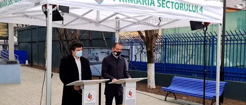 Daniel Băluță și Nicușor Dan, prezenți la inaugurarea unei grădinițe din Sectorul 4
