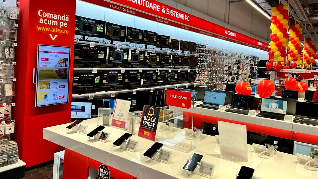 Telefoanele mobile, în topul produselor cumpărate în primul val de Black Friday la Altex. Campania continuă cu valul 2!