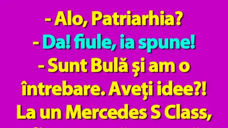 BANC | Bulă, Mercedesul și Patriarhia