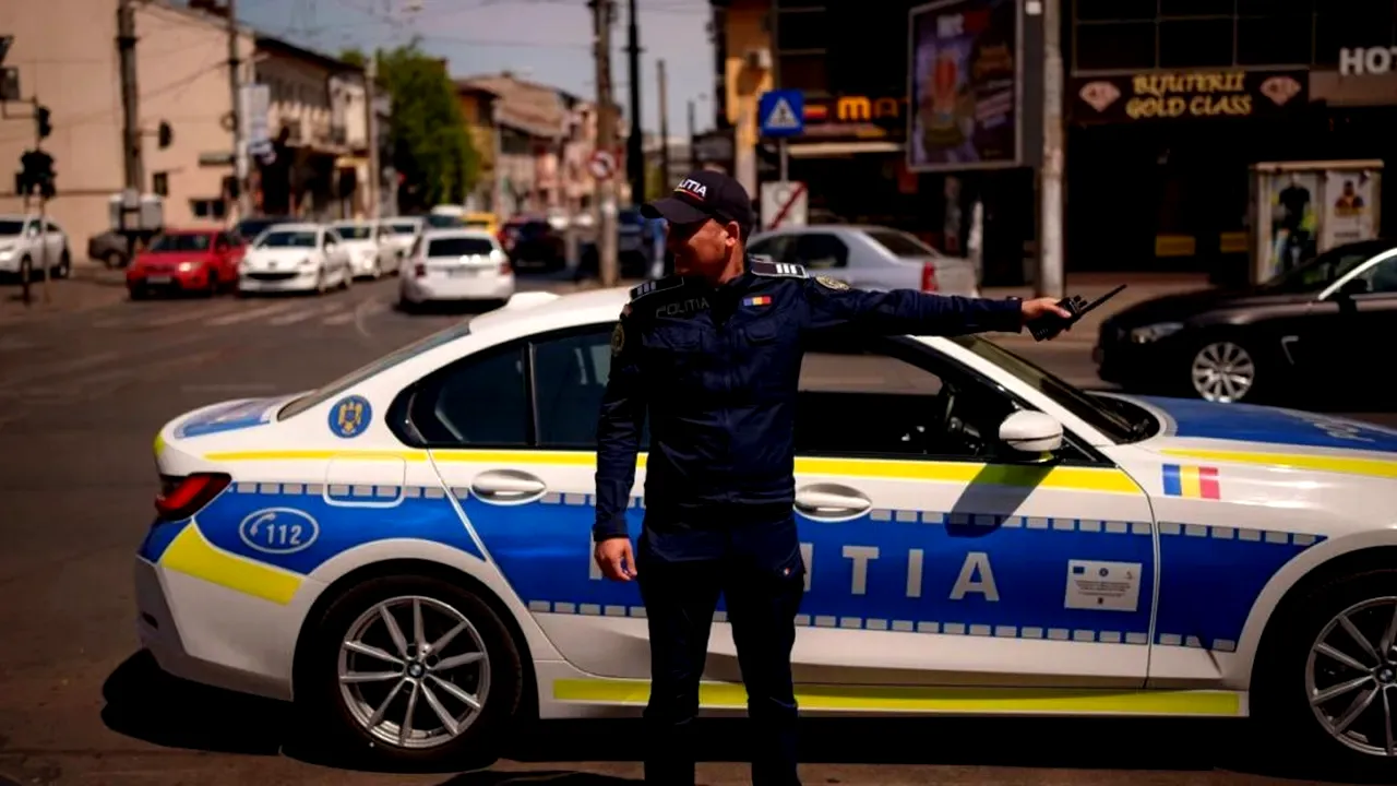 Surpare în carosabil pe un bulevard din Capitală. Circulația a fost restricționată