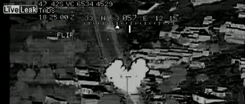 VIDEO. Ce face un pilot american în timp ce bombardează un grup de afgani