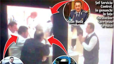 Șeful din Poliția de Frontieră, fotografiat în genunchi, a fost demis