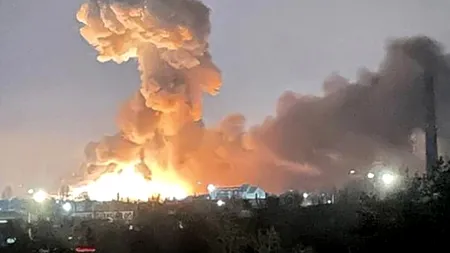 Explozii puternice și lupte înregistrate în vestul și sudul Kievului sâmbătă dimineața