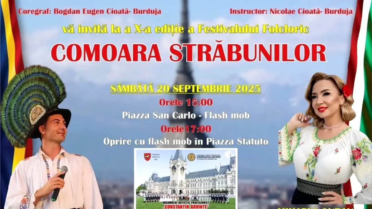 Un mare oraș italian va găzdui un Festival Internațional de Folclor ROMÂNESC. Detalii despre eveniment