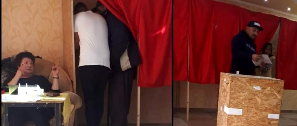 Alegeri prezidențiale 2019. Într-o comună din Giurgiu, cetățenii sunt însoțiți în cabina de vot de oamenii primarului. Unii spun că „le tremură mâna pe ștampilă