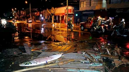 Bilanțul cutremurului urmat de tsunami din CHILE se ridică la 13 morți și șase dispăruți
