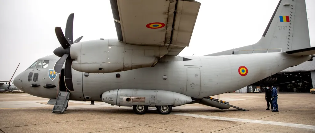 Pacient cu arsuri, transportat în Germania cu o aeronavă militară (VIDEO)