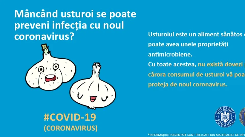 Usturoi VS. Coronavirus. Mesajul MAI despre „leacurile naturale” stârnește imaginația românilor: „Deci, protejează”