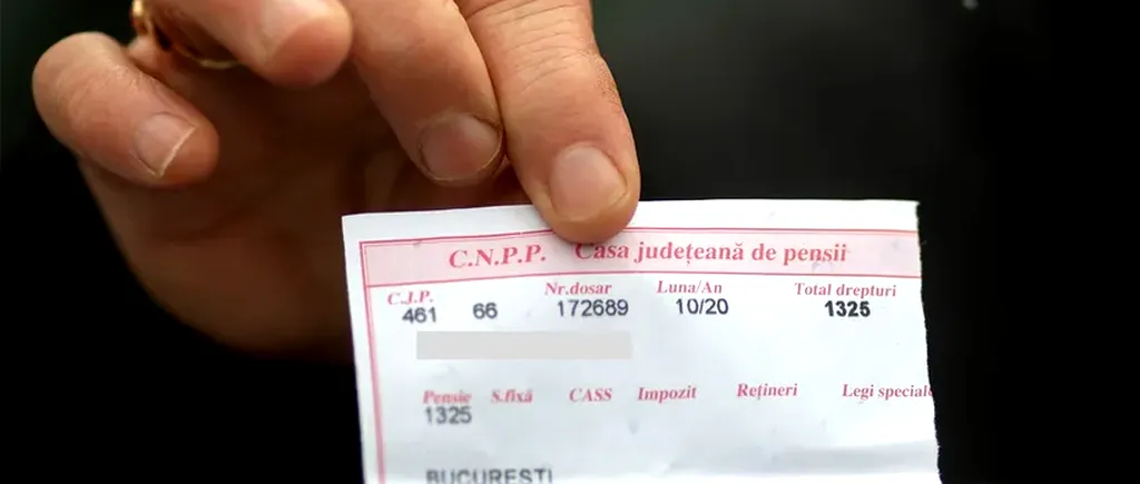 Sărăcie cruntă în rândul pensionarilor: 1,31 milioane de români au primit o pensie sub 1.000 de lei