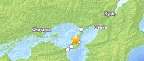 Un cutremur cu magnitudinea de 6,0 s-a produs în vestul Japoniei. Nu a fost emisă alertă de tsunami