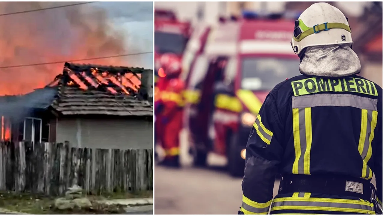 Un bărbat din Giurgiu și-a dat singur foc după ce a încercat să aprindă soba cu BENZINĂ