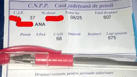 Categoria de pensionari din România care plătesc 10% CASS, chiar dacă au pensii SUB 3.000 lei