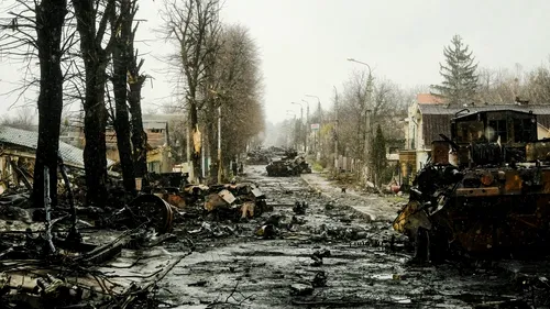 Alte 400 de persoane au fost date dispărute într-o localitate de lângă Kiev, Hostomel. O parte din locuitorii satului au fost găsiți printre victimele din Bucha