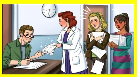 TEST IQ | Care dintre cele 3 femei e iubita bărbatului de pe scaun? Geniile răspund corect în 2 secunde!