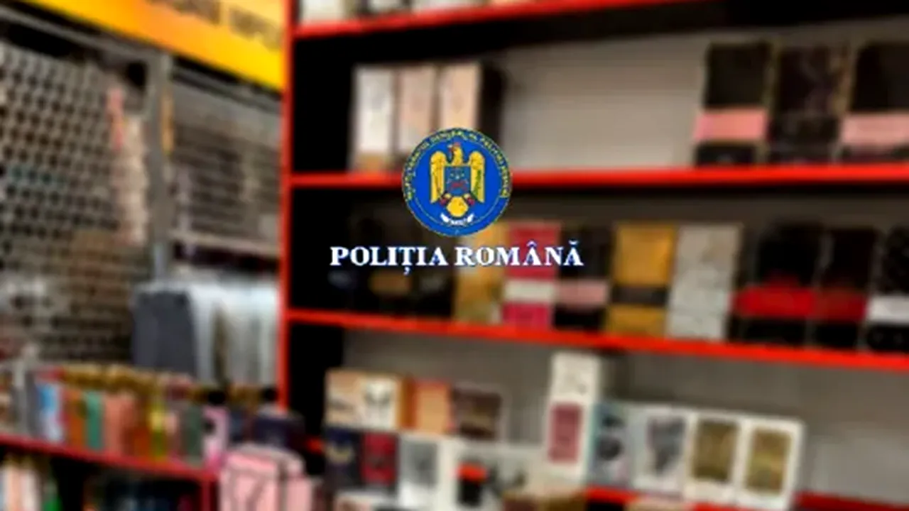 Zeci de mii de produse contrafăcute oprite de la comercializare, după o serie de percheziții în Capitală