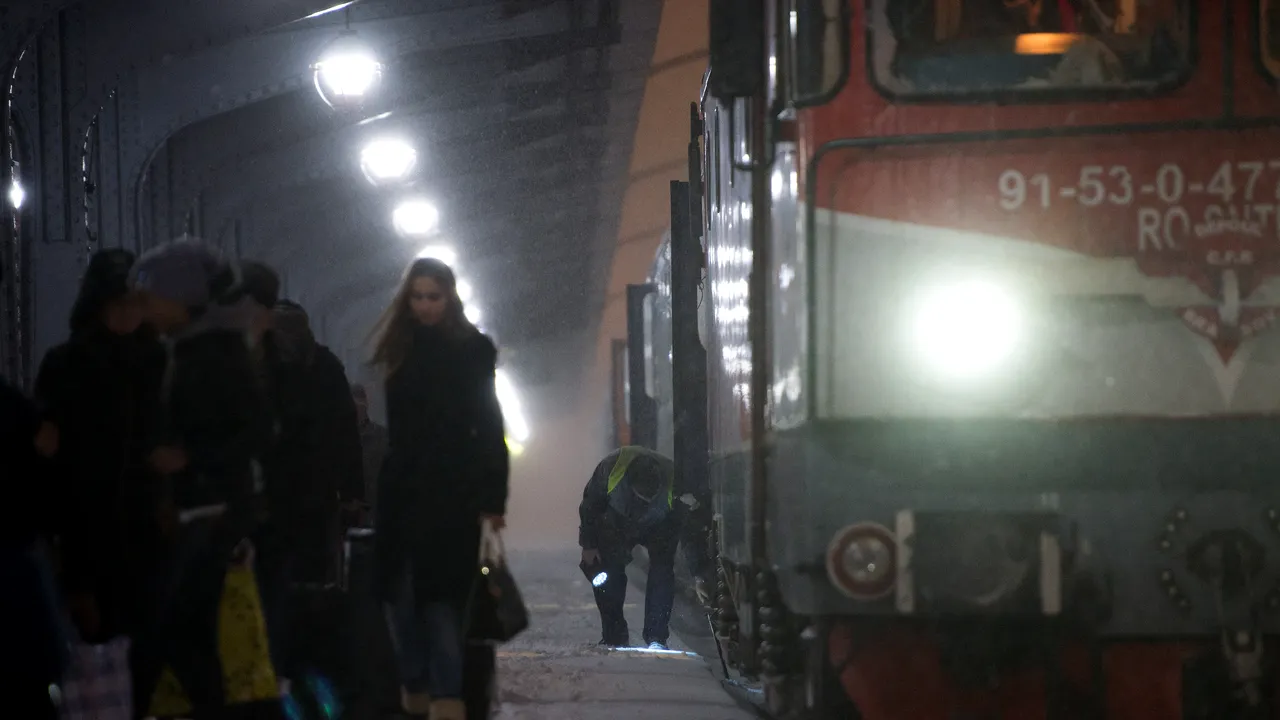 Doar DOUĂ VAGOANE, dar au vândut bilete pentru CINCI. 