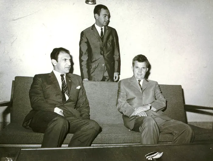 Nicolae Ceauşescu, secretar general al C.C. al P.C.R., l-a primit pe Ardeshir Zahedi, ministrul de externe al Iranului. (18 august 1967)