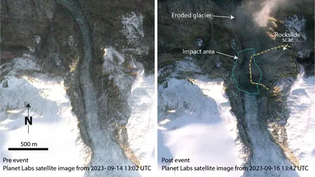 Fenomene geologice stranii: PĂMÂNTUL s-a cutremurat timp de nouă zile după un tsunami produs în Groenlanda