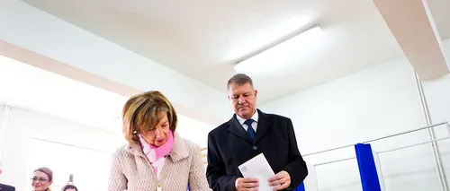 ALEGERI PREZIDENȚIALE 2014. Klaus Iohannis a votat după ce a fost la biserică 