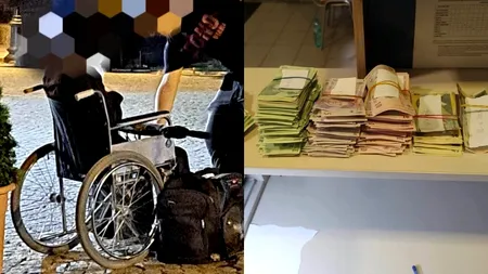 Cerșetorul cu Lexus din Huși, care a strâns o mică avere în doar 10 ore la pelerinajul de Sfânta Parascheva, a rămas fără bani. Polițiștii locali i-au confiscat peste 9.000 de lei