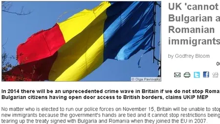 ATAC la adresa României. Un europarlamentar britanic acuză imigranții români și bulgari: 