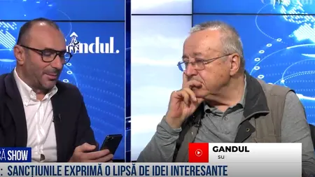 VIDEO | Ion Cristoiu: „Sancțiunile date Rusiei exprimă o lipsă de idei interesante. Occidentul crede că Rusia va ceda economic”