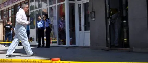 Atacatorul băncii din Bistrița, prins cu focuri de armă. Un polițist a fost rănit