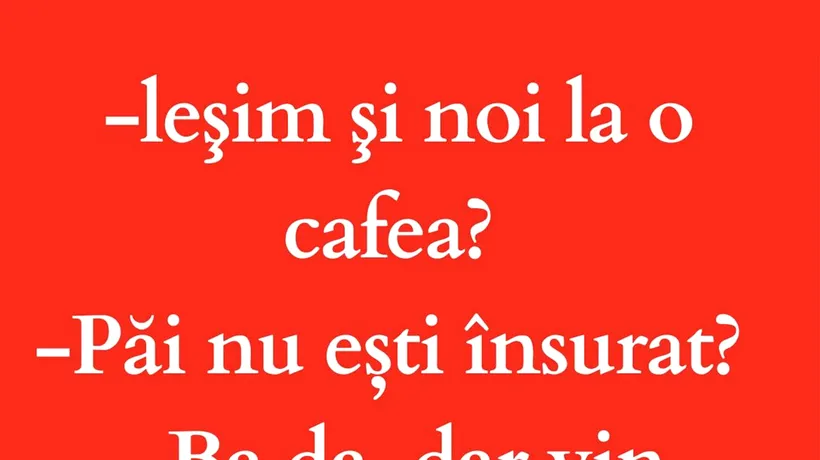 Bancul de joi | Invitație la o cafea