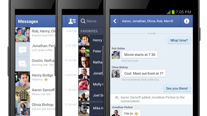 Noul serviciu Facebook Messenger a ajuns la peste 500 de milioane de utilizatori