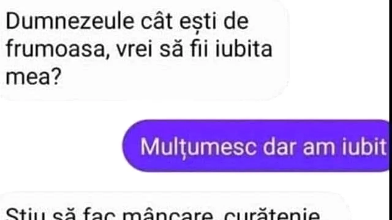 Bancul de duminică | „Cât ești de frumoasă! Vrei să fii IUBITA mea?”