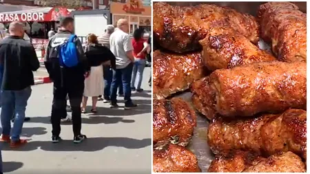 Prețurile au EXPLODAT! Cât a ajuns să coste o porție de mici cu o chiflă și un pahar de bere, la Obor